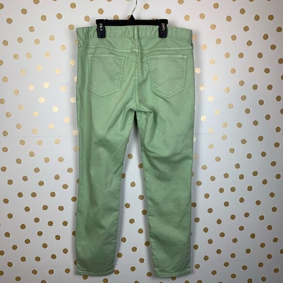 Free People Millennium Ankle Zip Mint Green Jeans - Picture 4 of 7